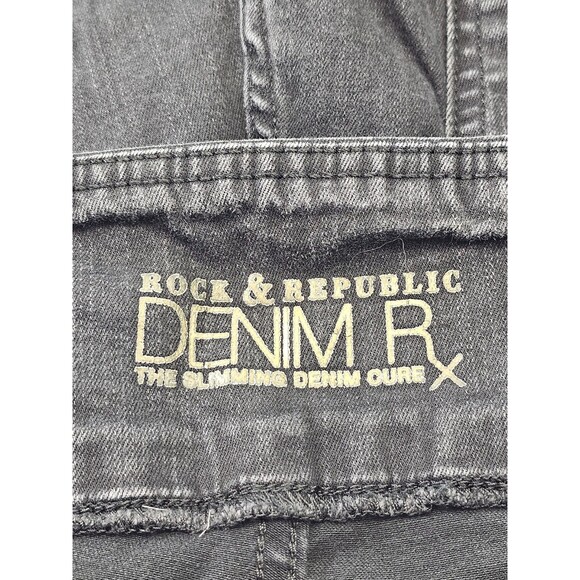 Rock & Republic 14 Denim RX Fever Pull On Slimming Jeggings Stretch EUC - Picture 4 of 7
